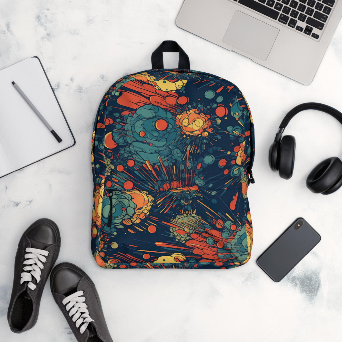 Subatomic Schism - Dark Blue - Backpack - Image 7
