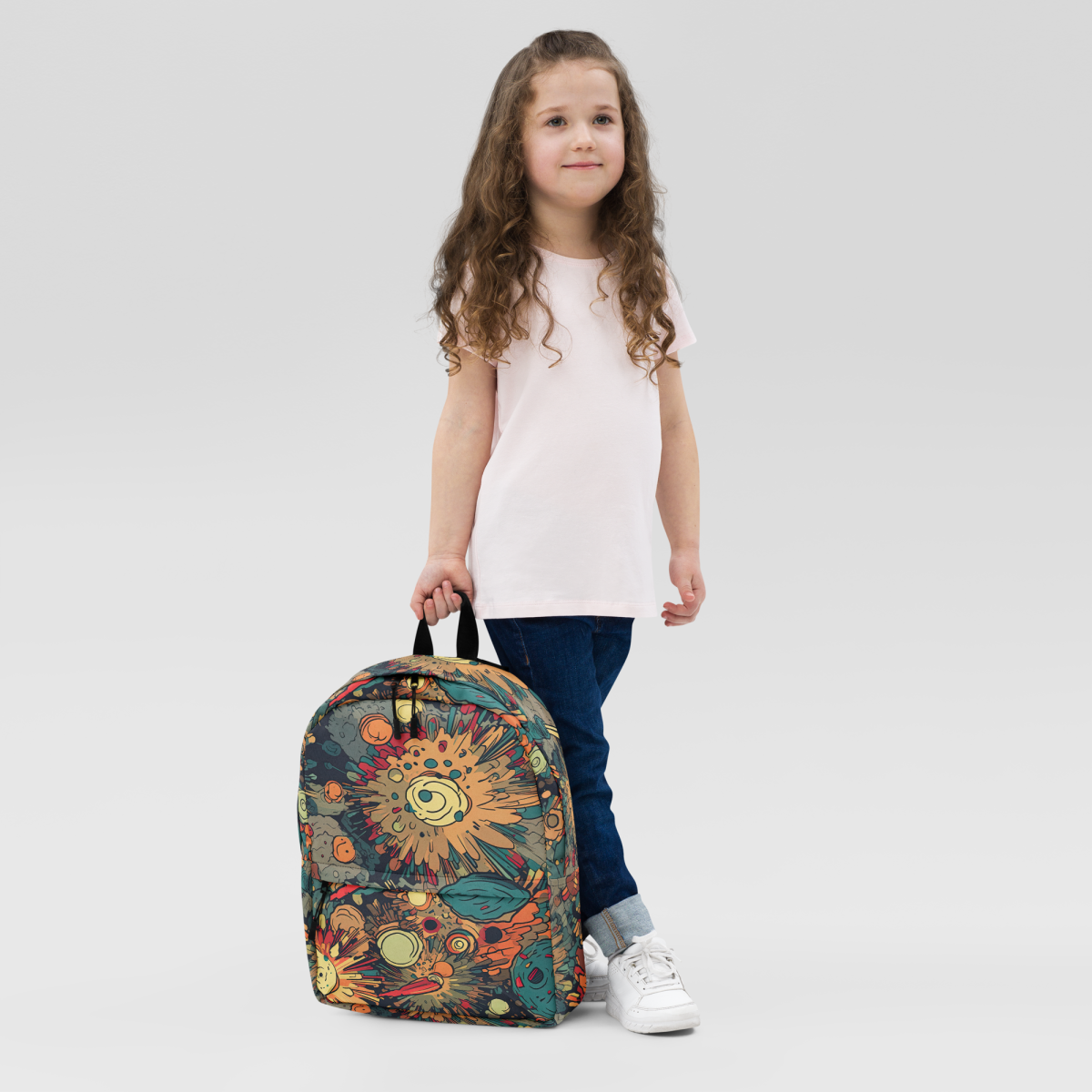 Flaming Fission - Blue/Yellow - Backpack - Image 4