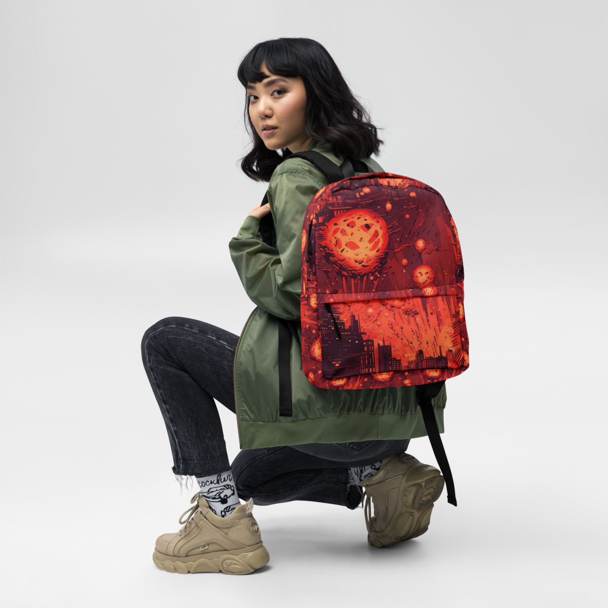 Meteor Strike - Red - Backpack - Image 2