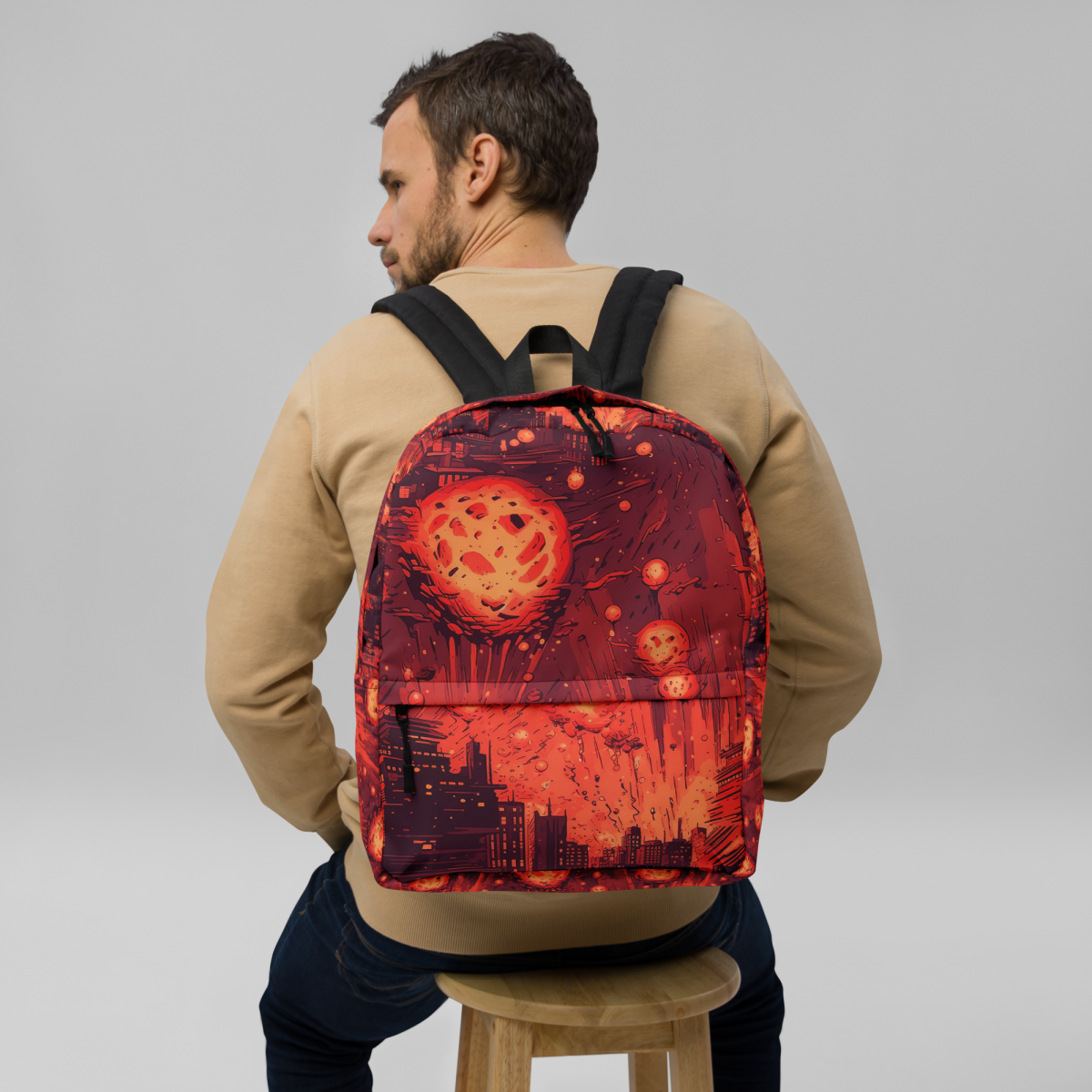 Meteor Strike - Red - Backpack - Image 3