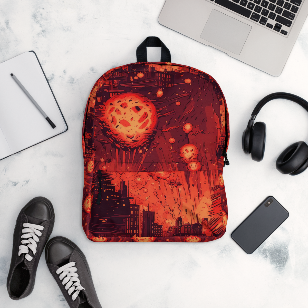 Meteor Strike - Red - Backpack - Image 9