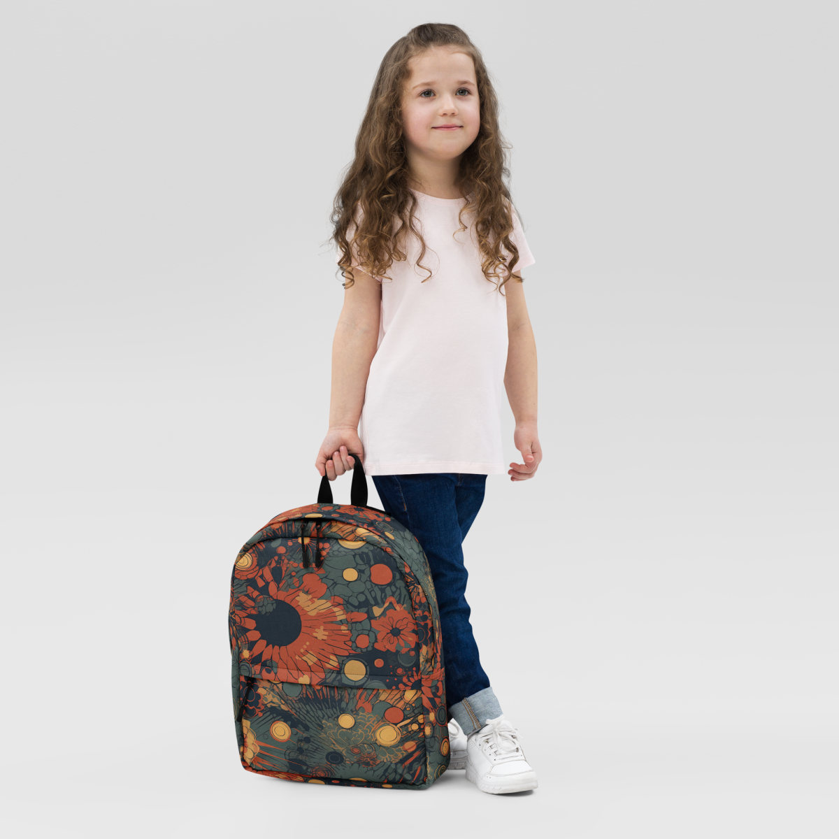 Trampled Flowers - Green/Blue - Backpack - Image 4