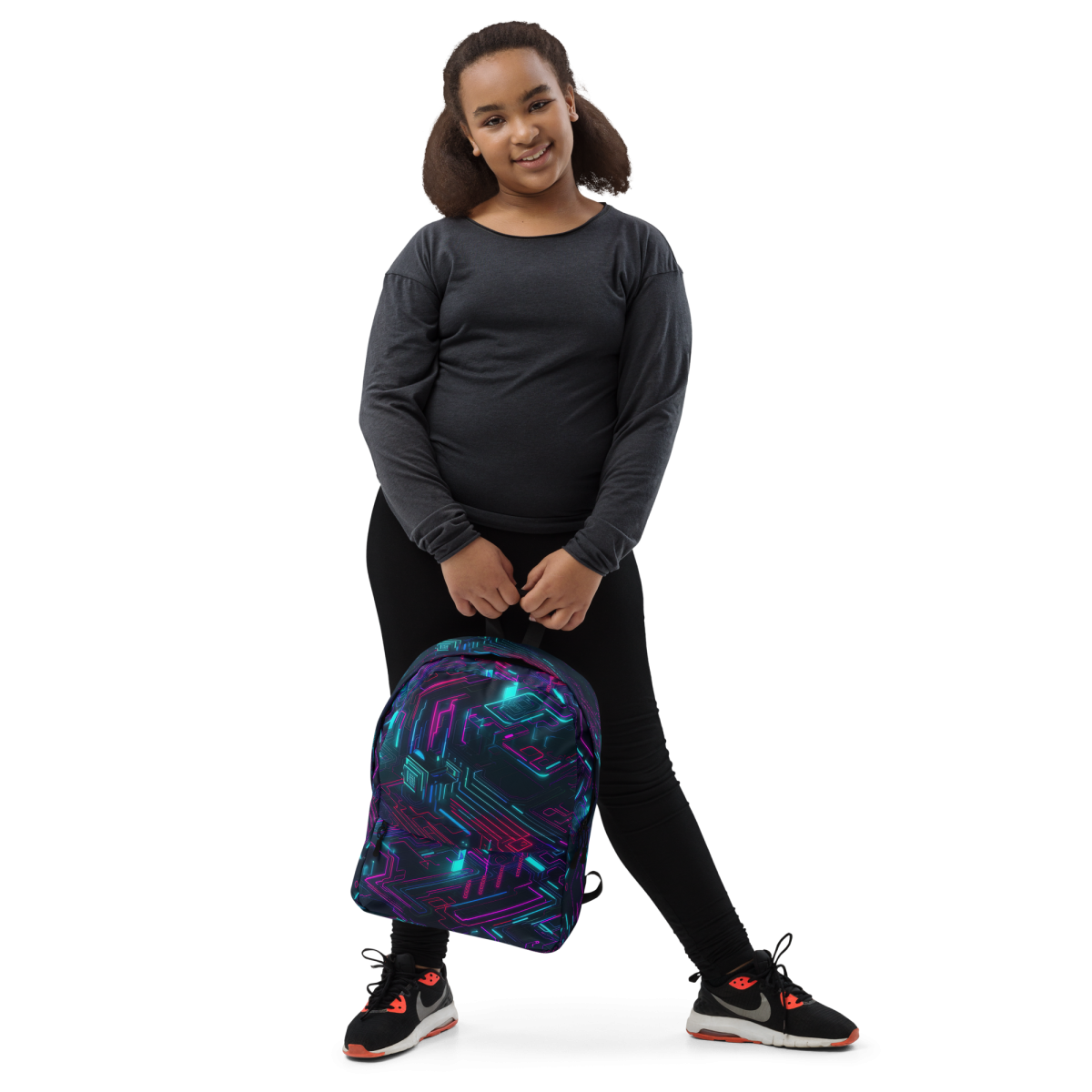 Cyberspace Circuits - Blue - Backpack - Image 5