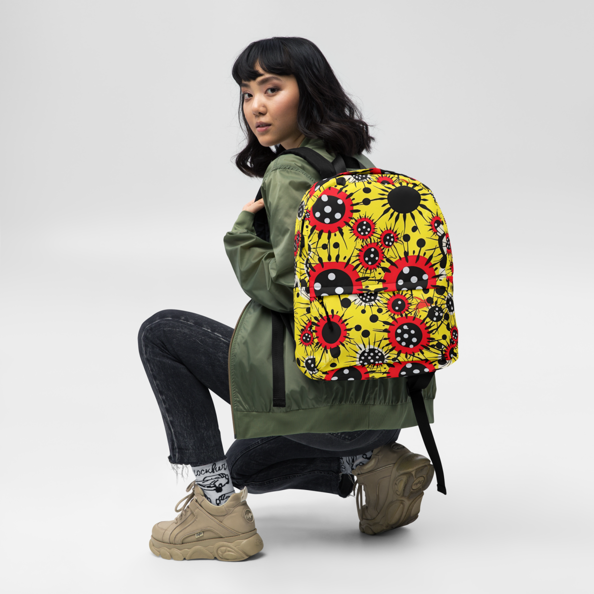 Virus Attack - Yellow/Red - Backpack - Image 2