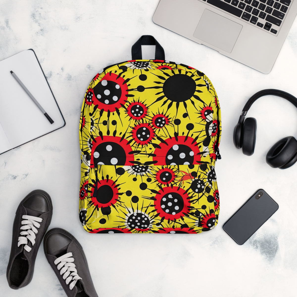 Virus Attack - Yellow/Red - Backpack - Image 7