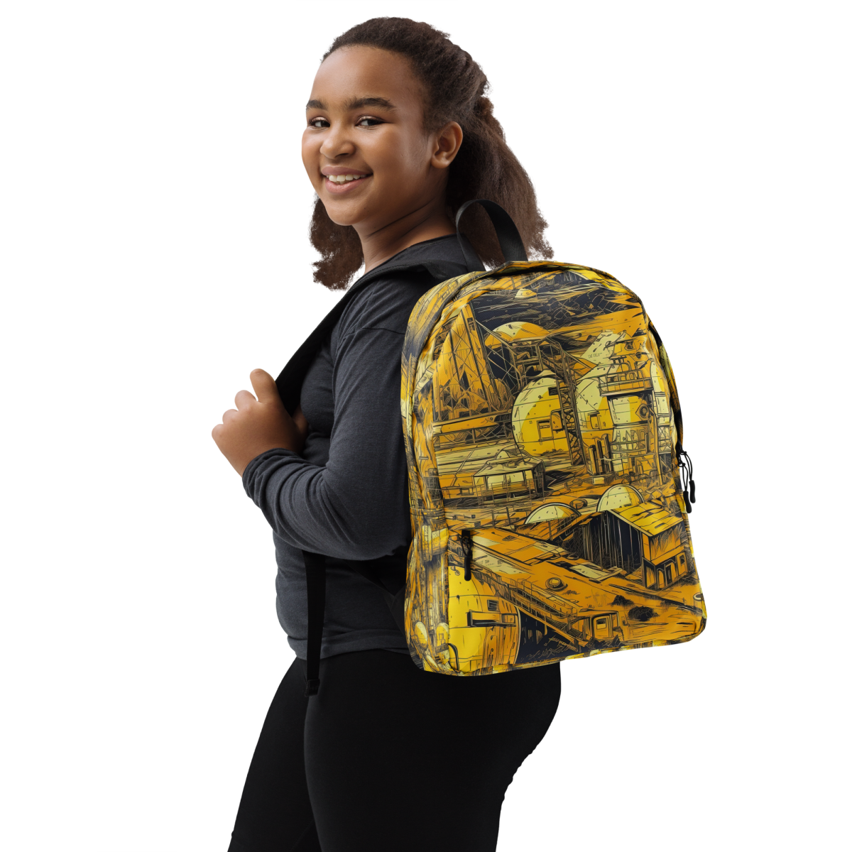 Moon Base - Yellow - Backpack - Image 7