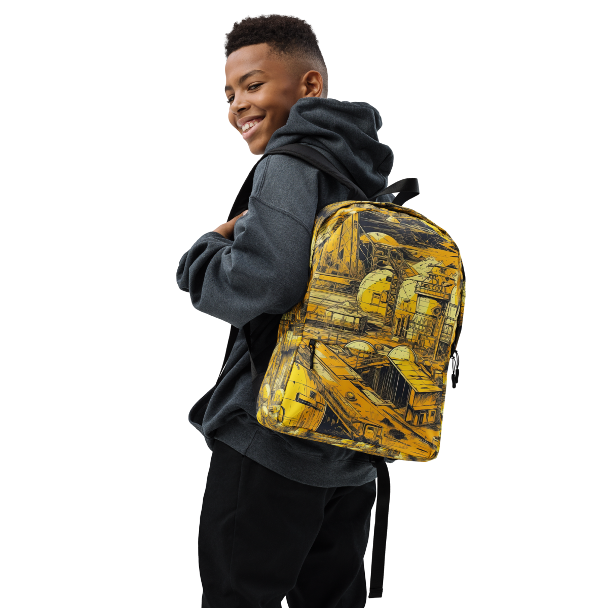Moon Base - Yellow - Backpack - Image 8