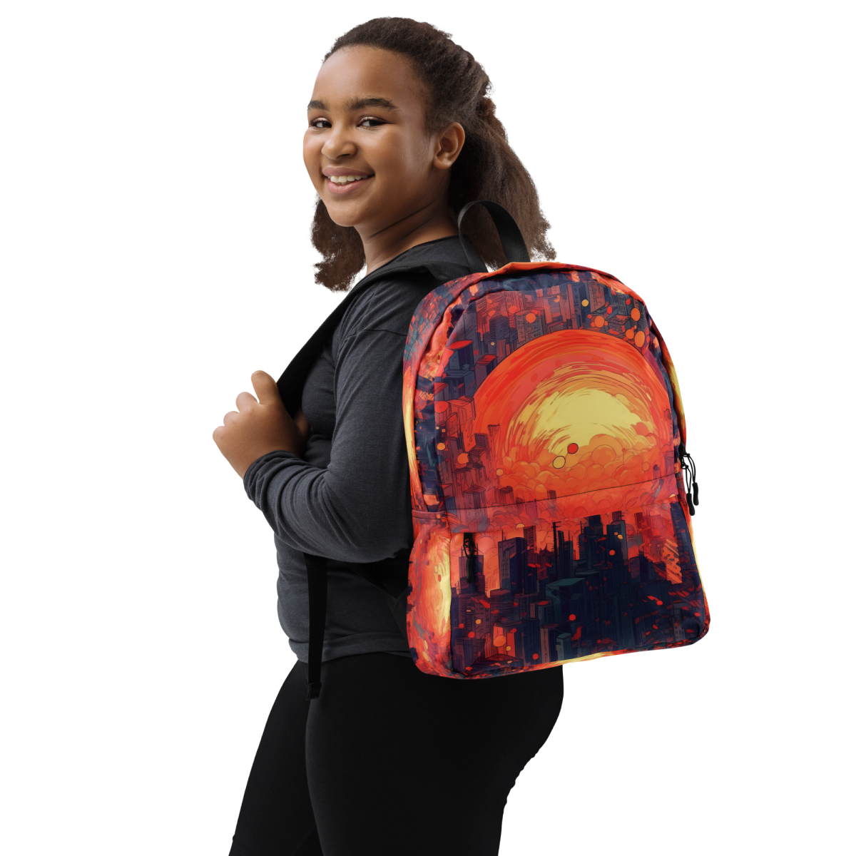 Fiery Dawn - Red/Black - Backpack - Image 8