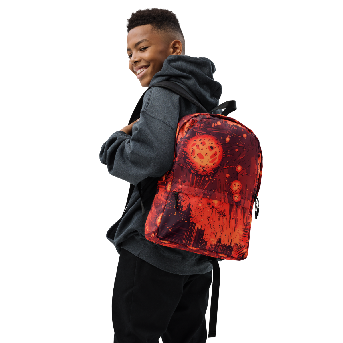 Meteor Strike - Red - Backpack - Image 8