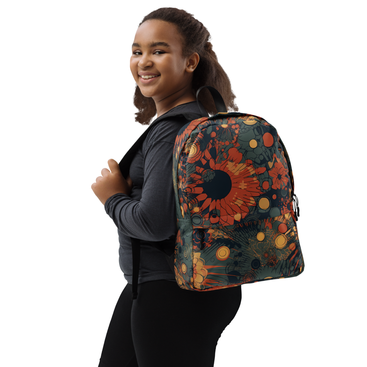 Trampled Flowers - Green/Blue - Backpack - Image 7