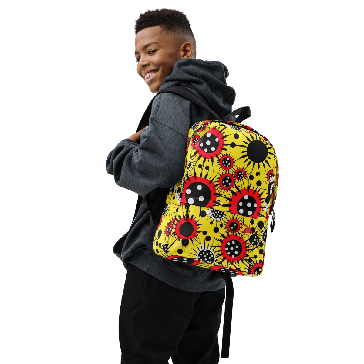 Virus Attack - Yellow/Red - Backpack - Image 9