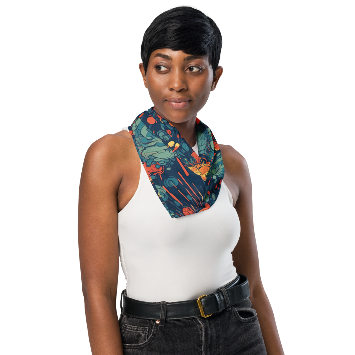 Subatomic Schism - Dark Blue - Bandana - Image 2