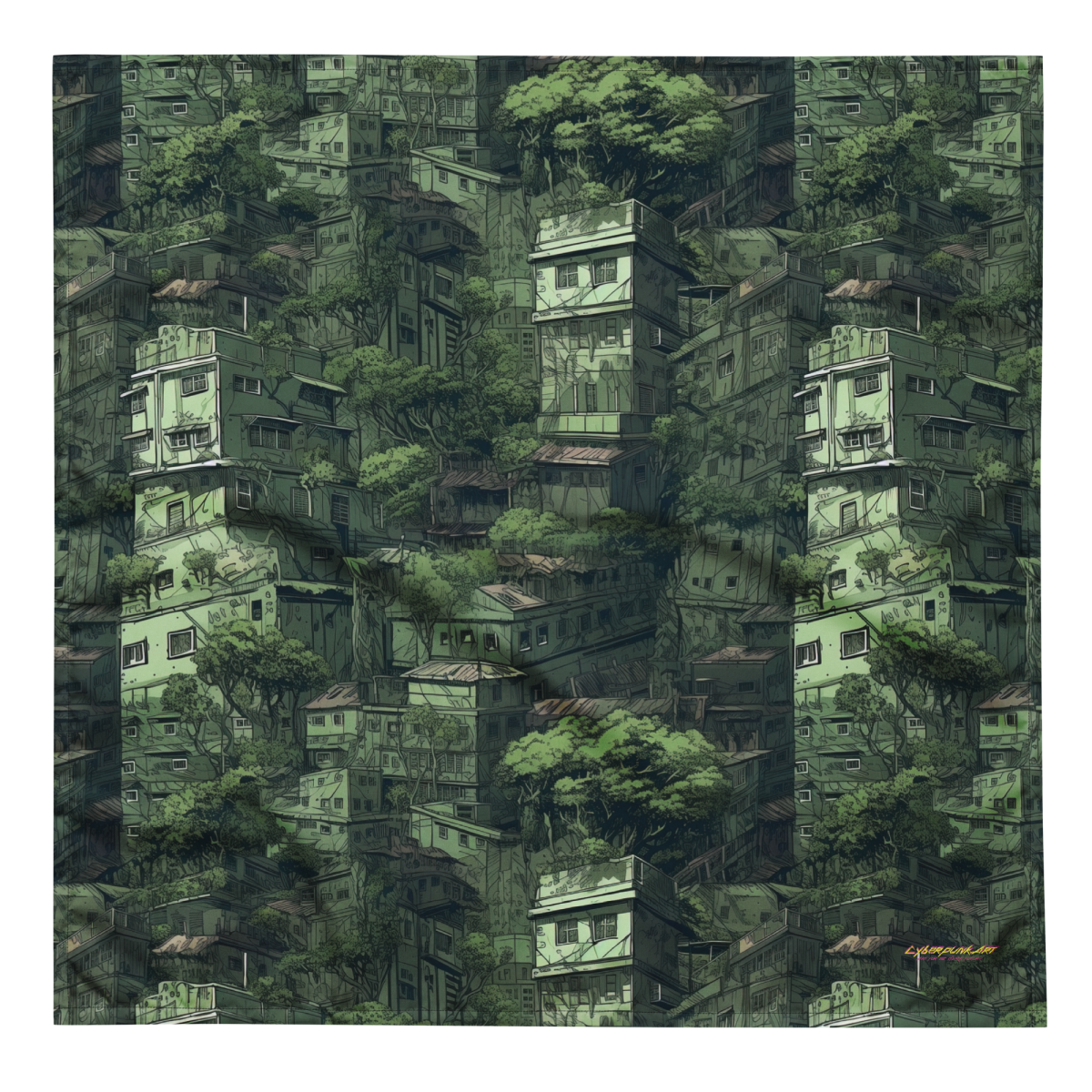 Nature Reclaims - Green - Bandana