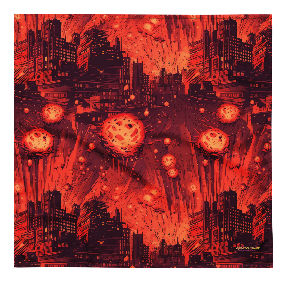 Meteor Strike - Red - Bandana