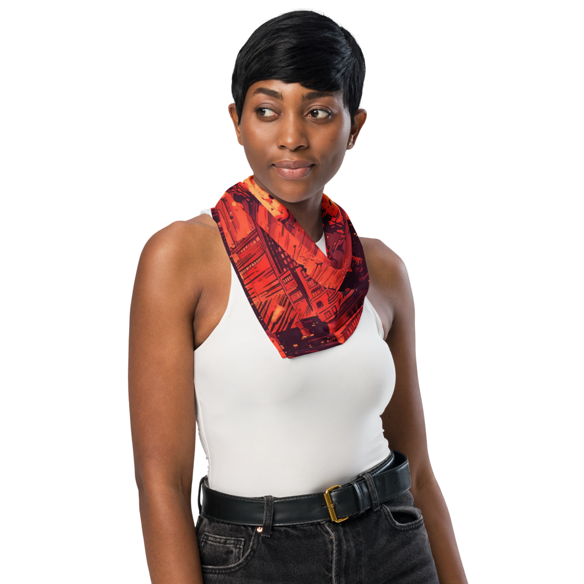 Meteor Strike - Red - Bandana - Image 2