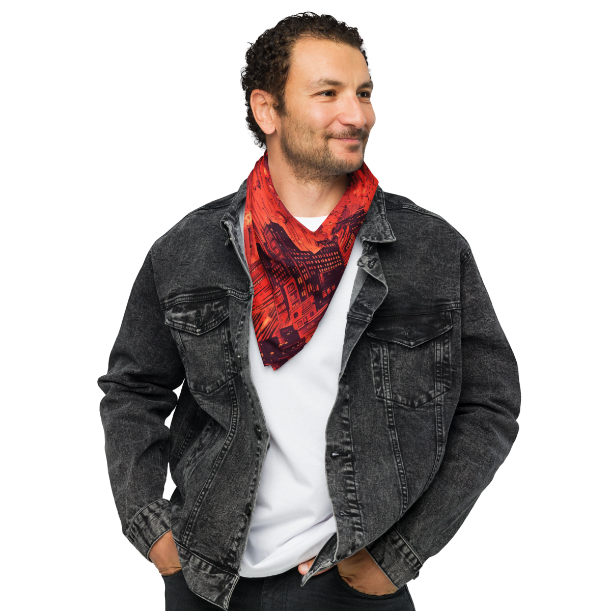 Meteor Strike - Red - Bandana - Image 3