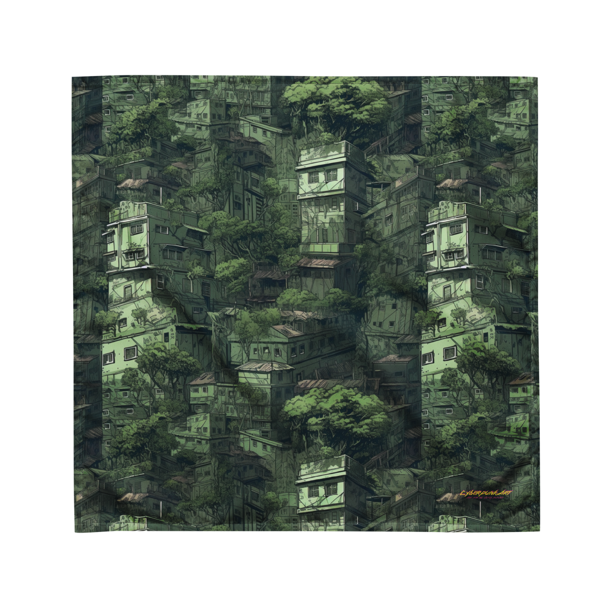 Nature Reclaims - Green - Bandana - Image 6