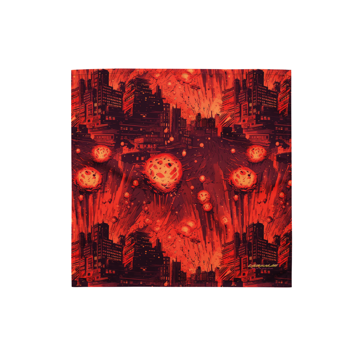 Meteor Strike - Red - Bandana - Image 5
