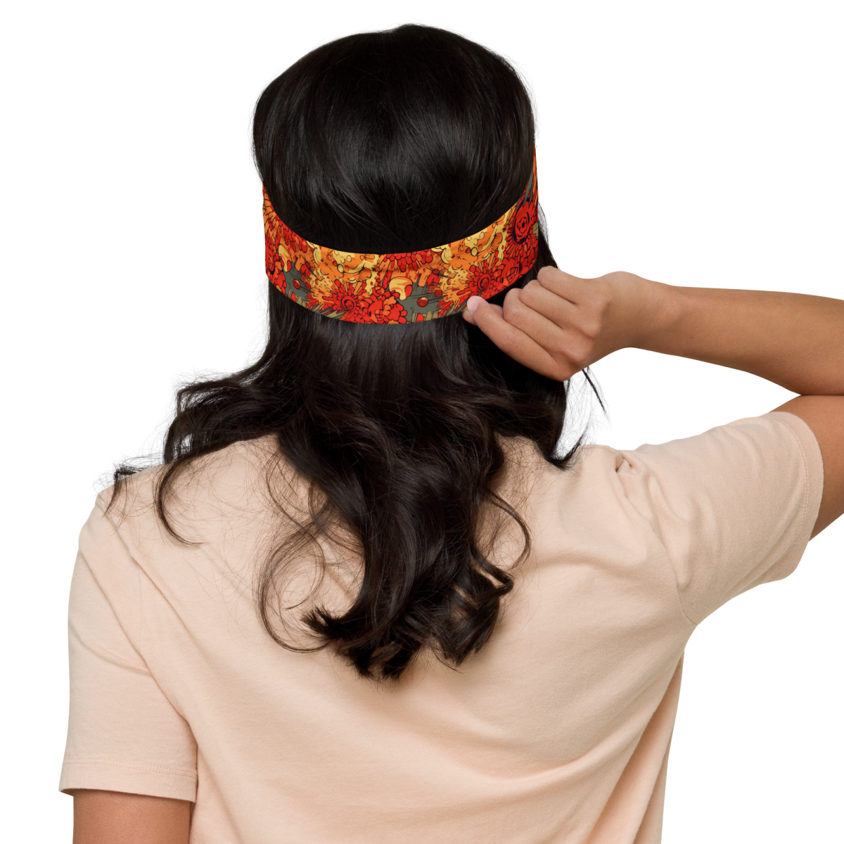 Fiery Fusion - Orange - Headband - Image 3