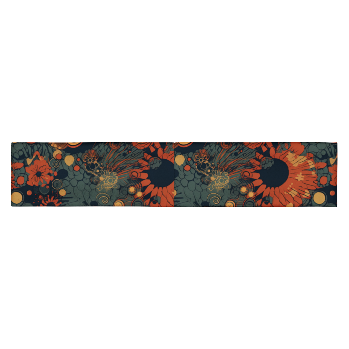 Trampled Flowers - Green/Blue - Headband - Image 15