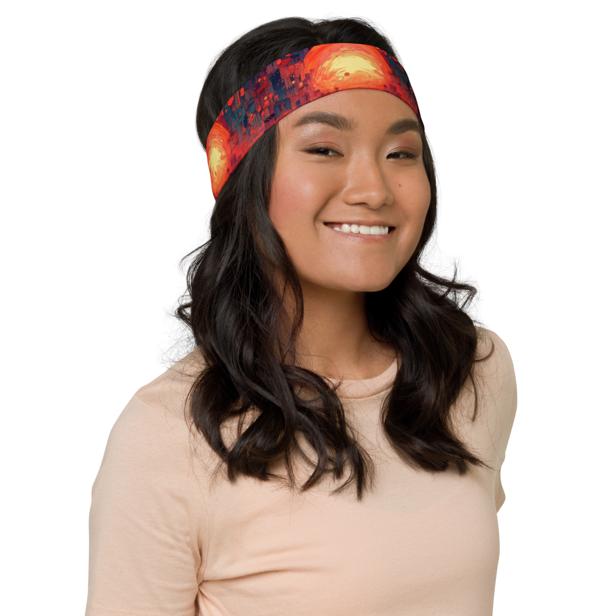 Fiery Dawn - Red/Black - Headband - Image 2