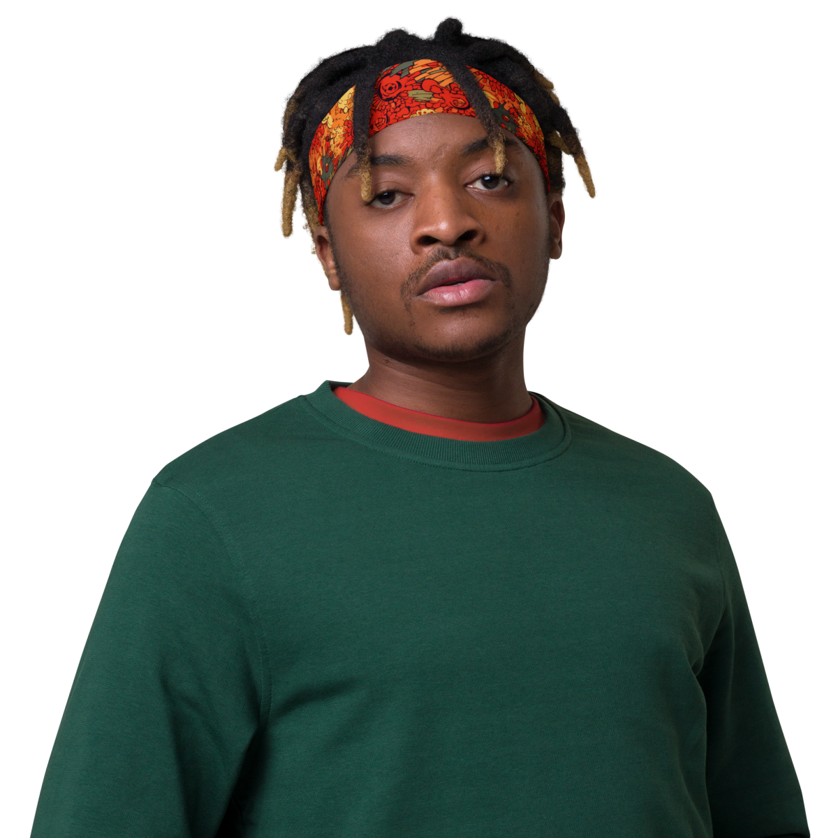 Fiery Fusion - Orange - Headband - Image 9