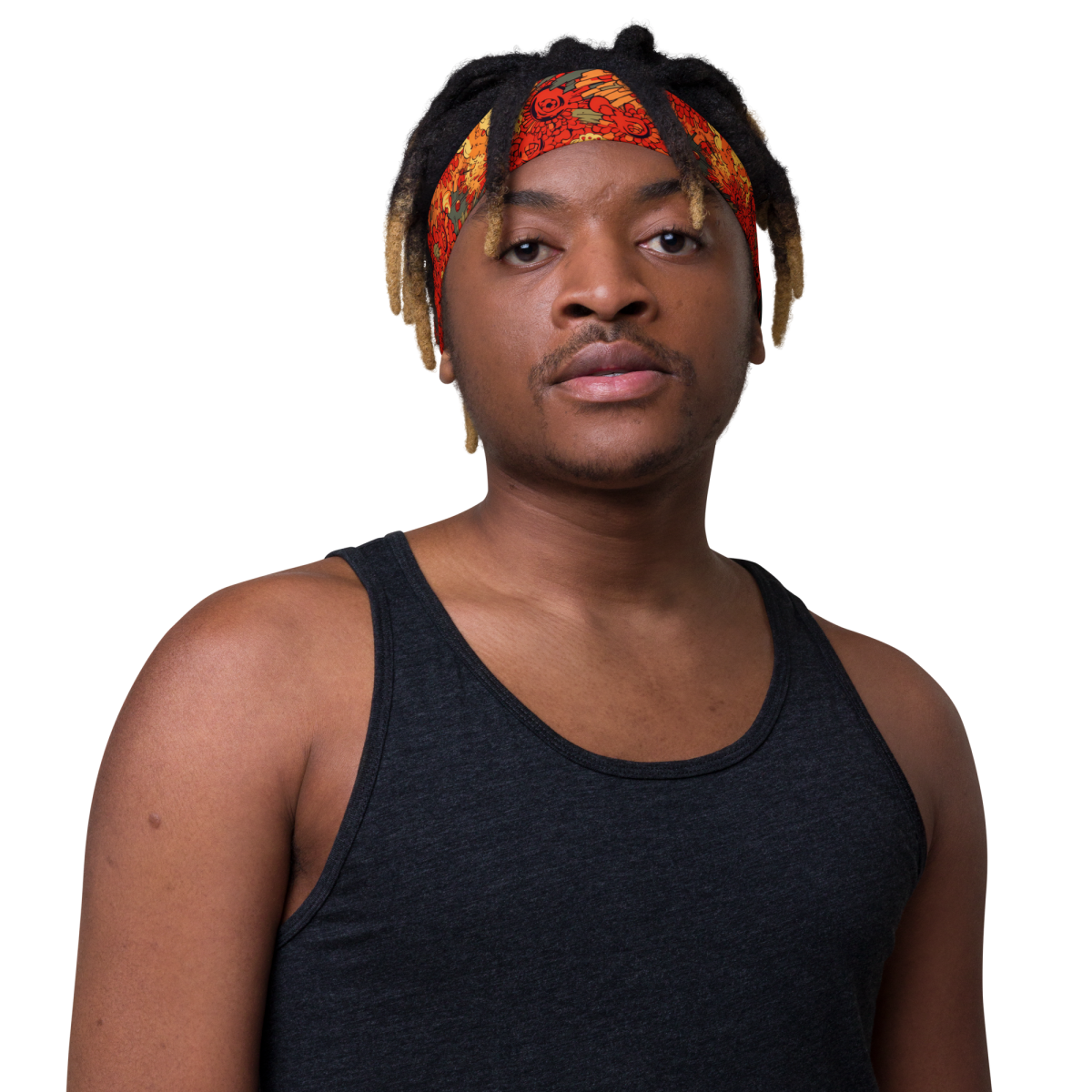 Fiery Fusion - Orange - Headband - Image 12