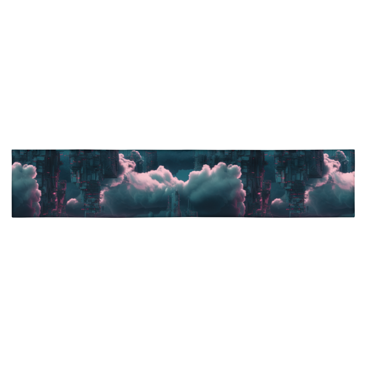 Cloudy Skyscraper - Blue/Magenta - Headband - Image 16