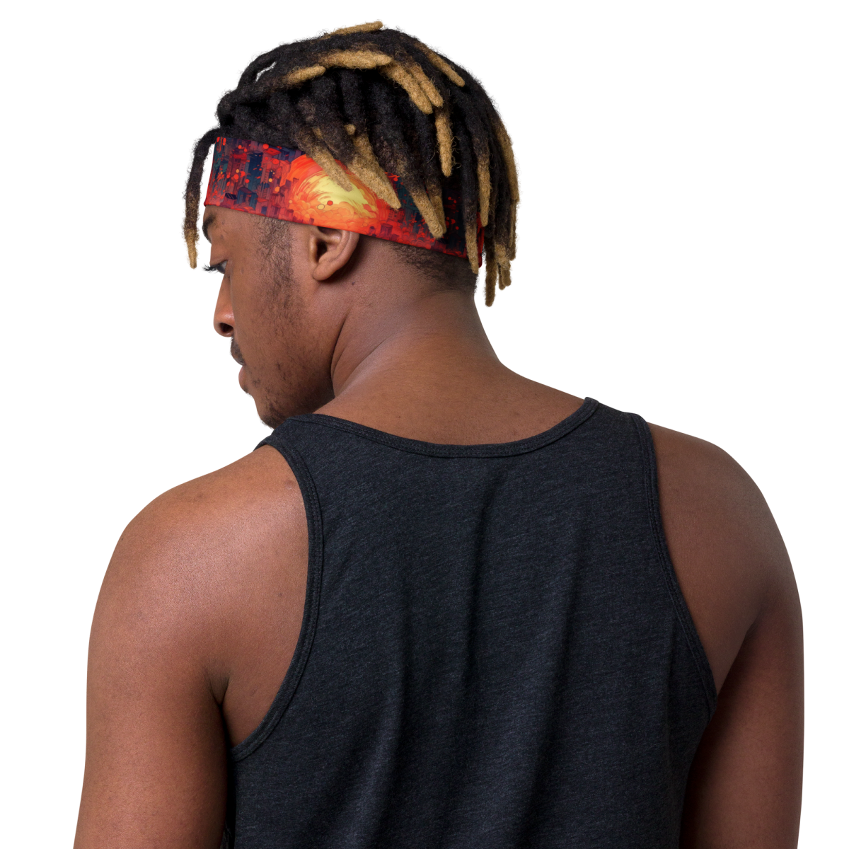 Fiery Dawn - Red/Black - Headband - Image 13