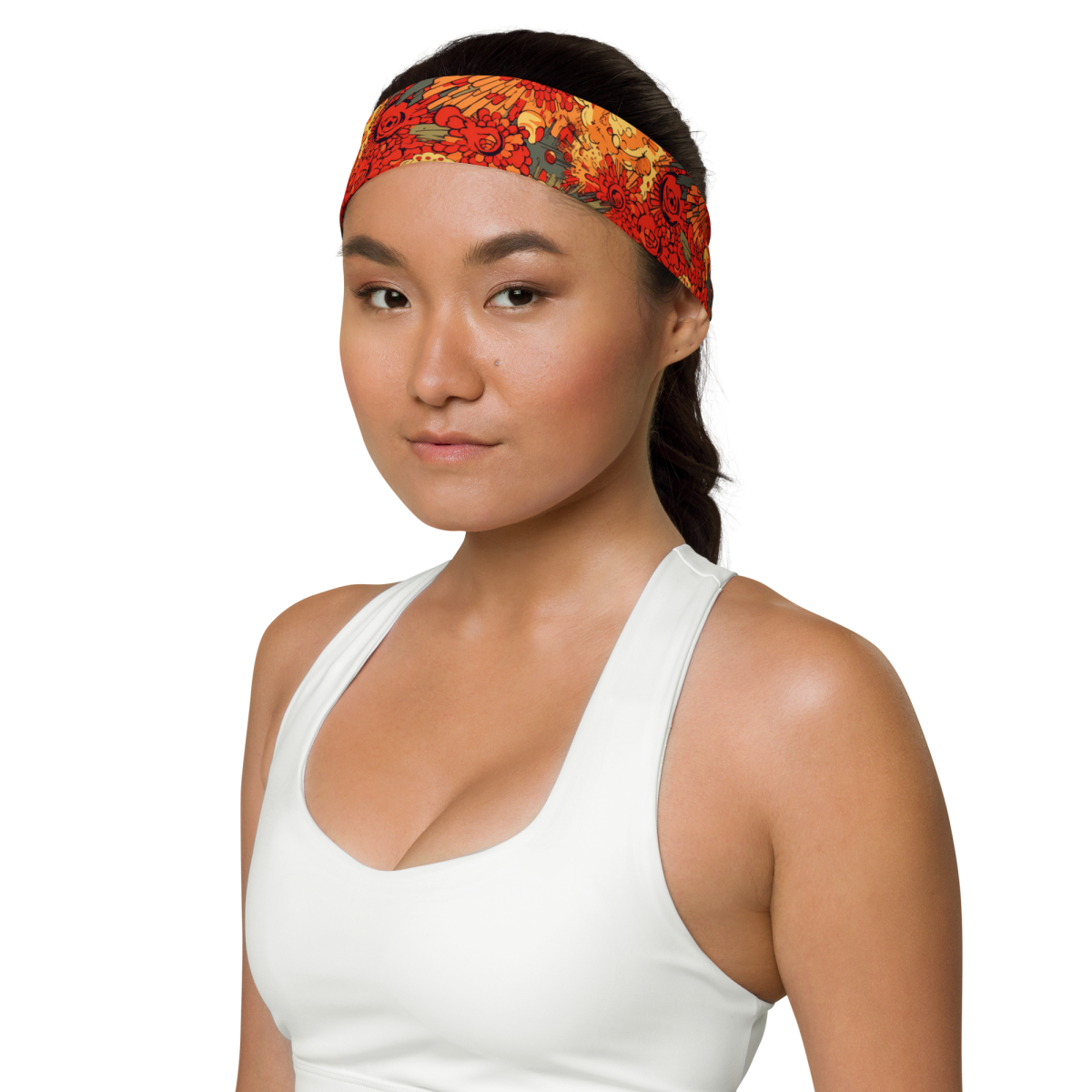 Fiery Fusion - Orange - Headband - Image 5