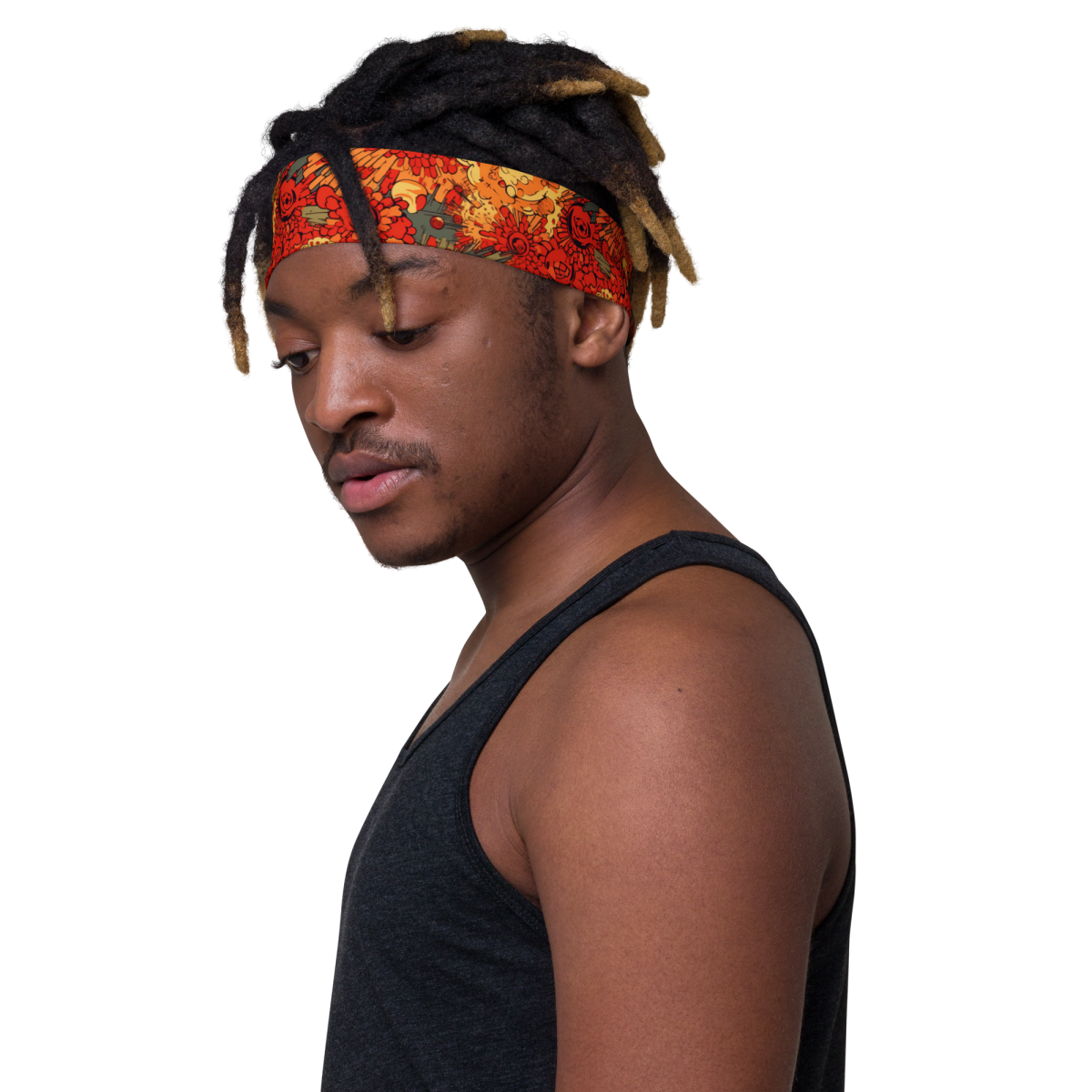 Fiery Fusion - Orange - Headband - Image 11