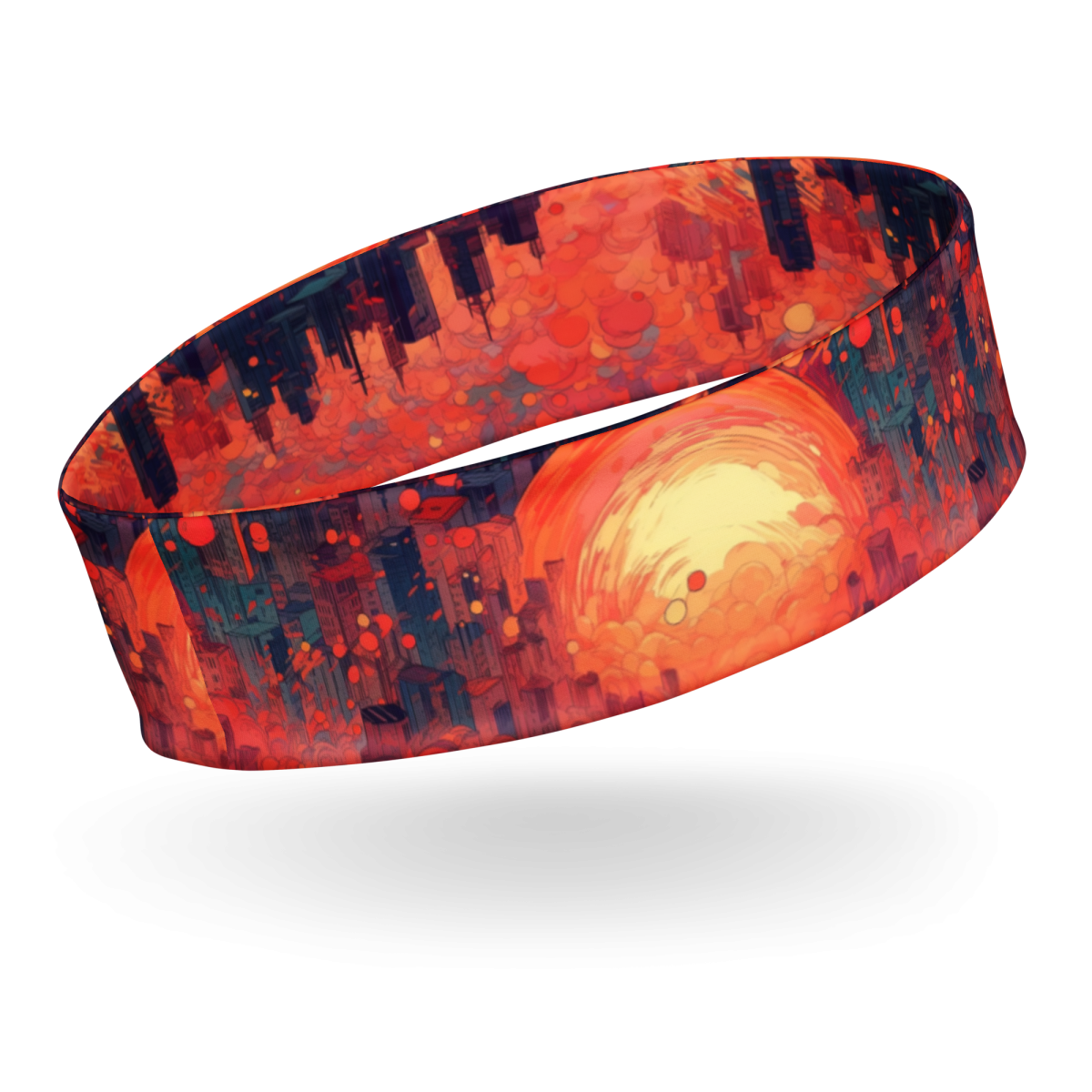 Fiery Dawn - Red/Black - Headband - Image 14