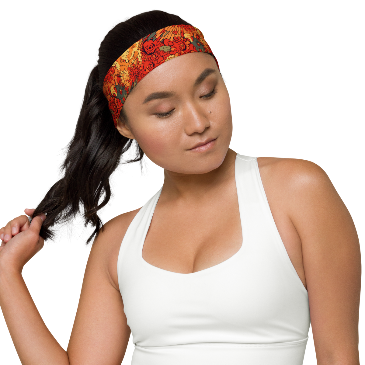 Fiery Fusion - Orange - Headband - Image 4