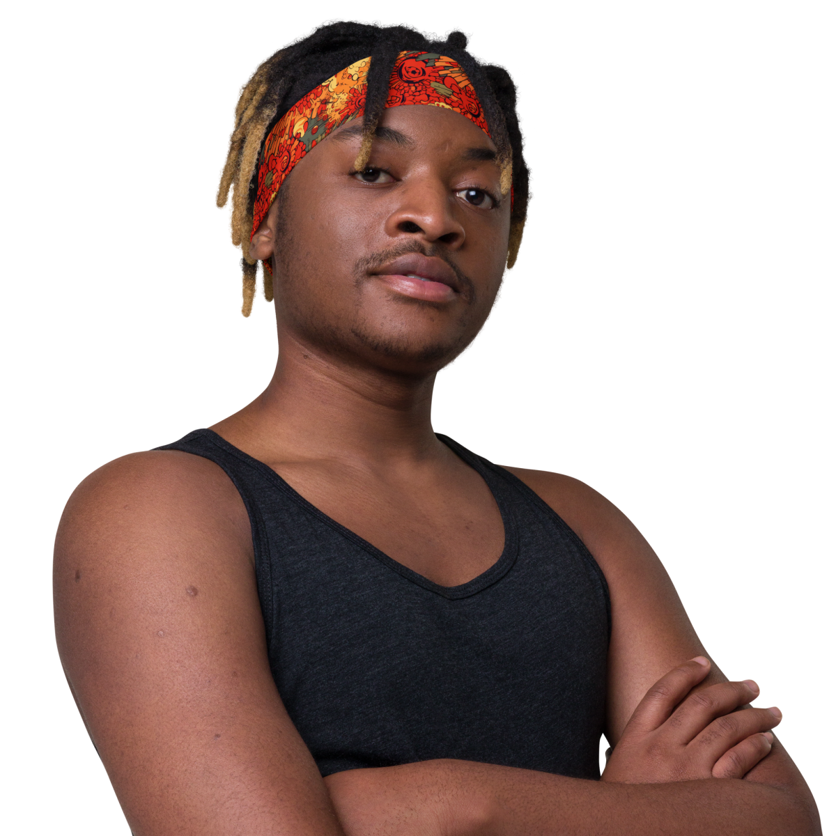 Fiery Fusion - Orange - Headband - Image 10