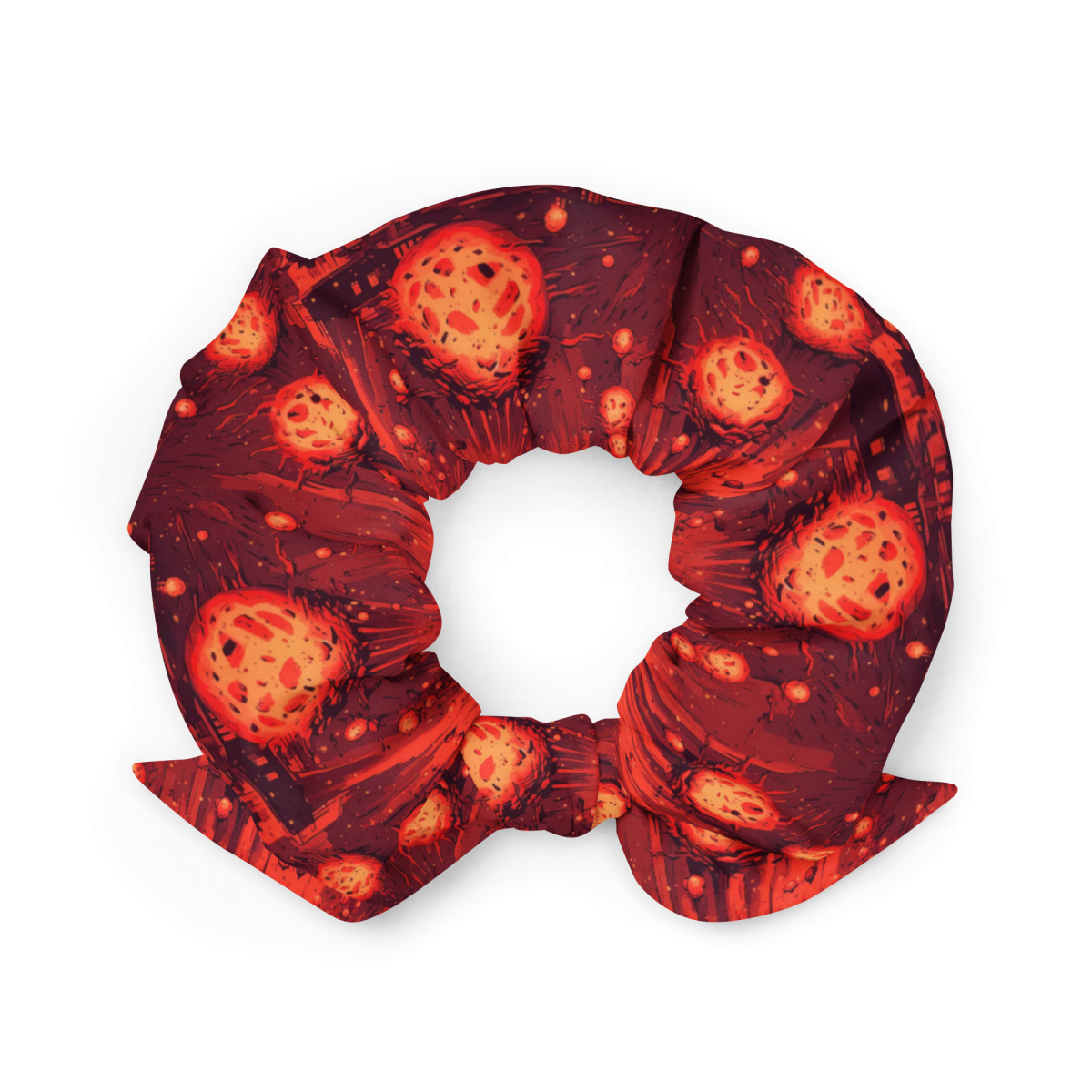 Meteor Strike - Red - Scrunchie - Image 2