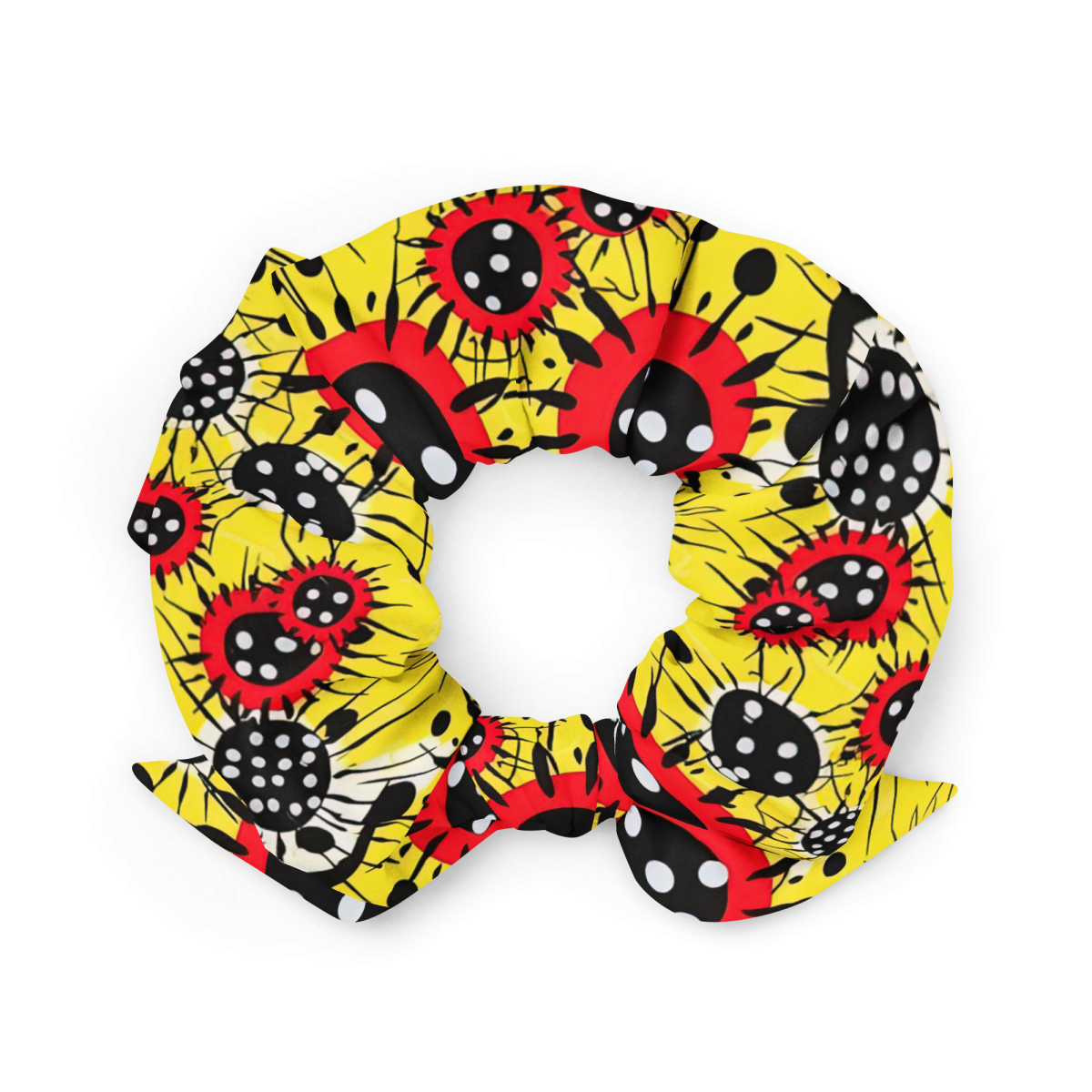 Virus Attack - Yellow/Red - Scrunchie - Image 2
