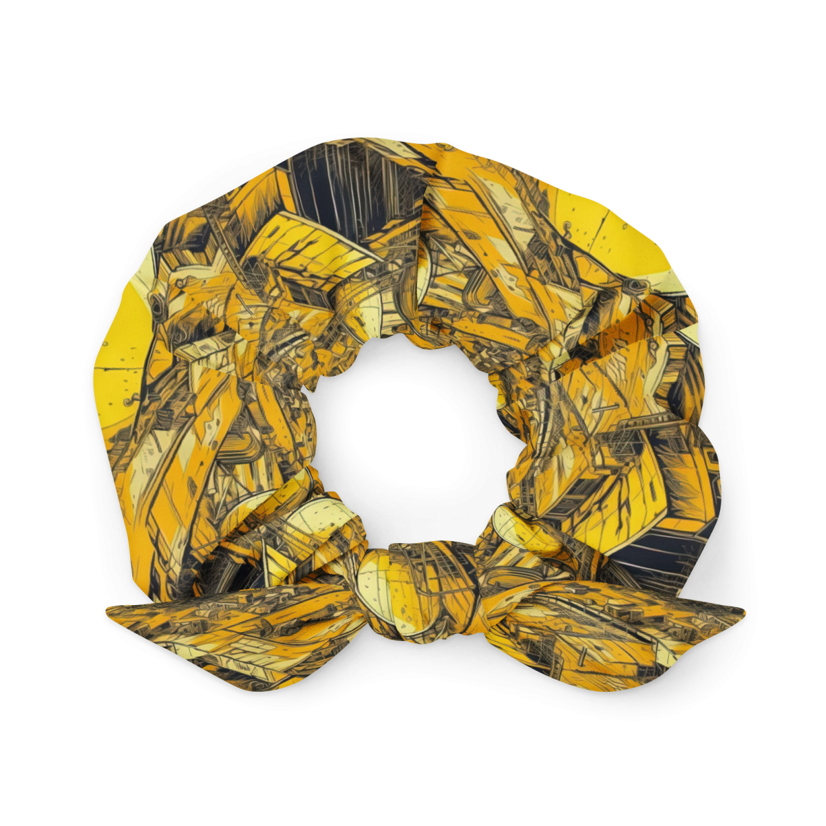 Moon Base - Yellow - Scrunchie