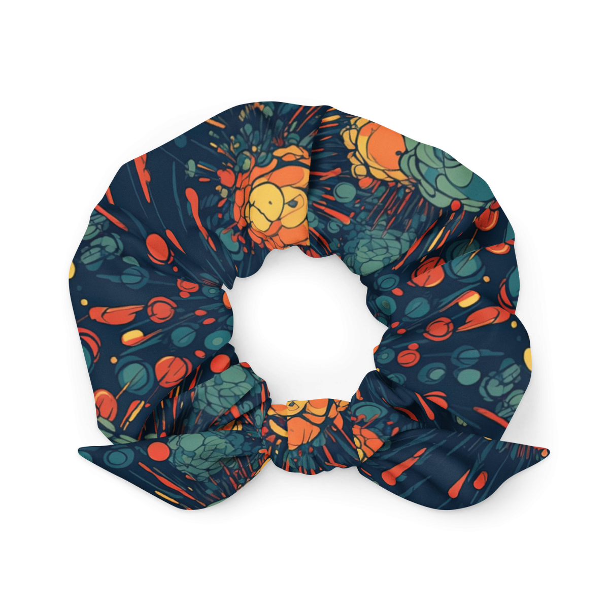 Subatomic Schism - Dark Blue - Scrunchie