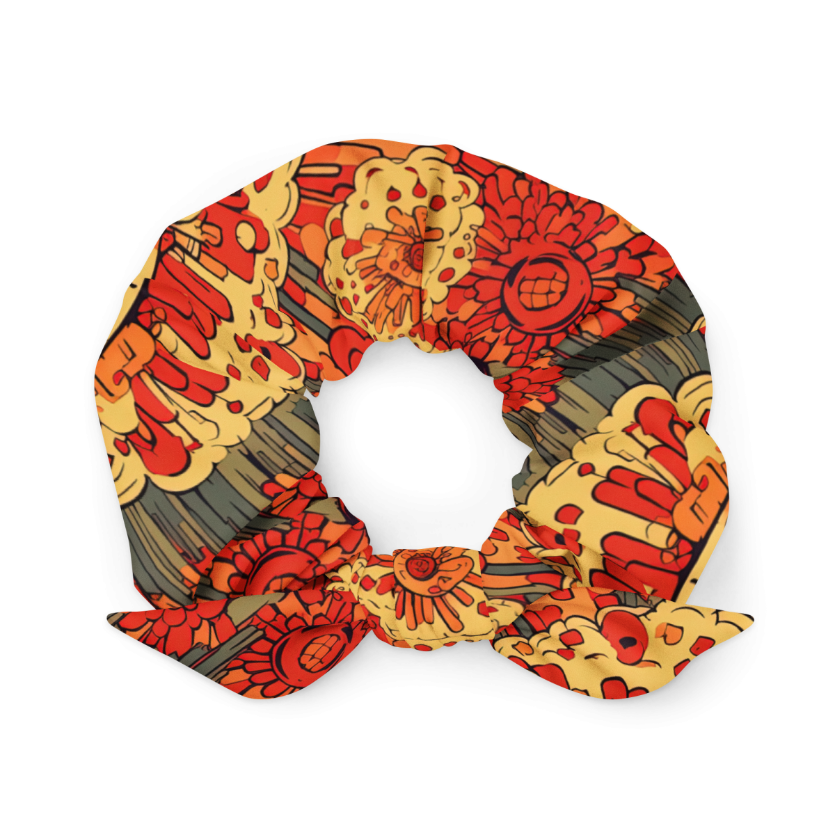 Fiery Fusion - Orange - Scrunchie