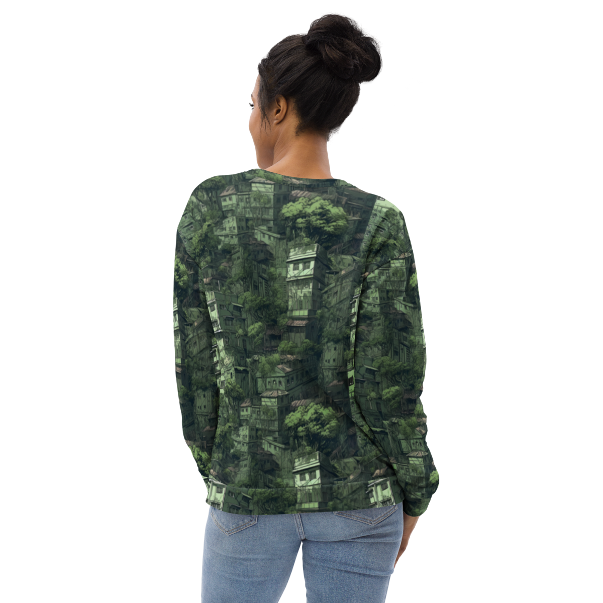 Nature Reclaims - Green - Unisex Sweatshirt - Image 11