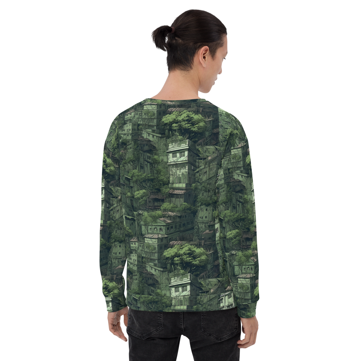 Nature Reclaims - Green - Unisex Sweatshirt - Image 13