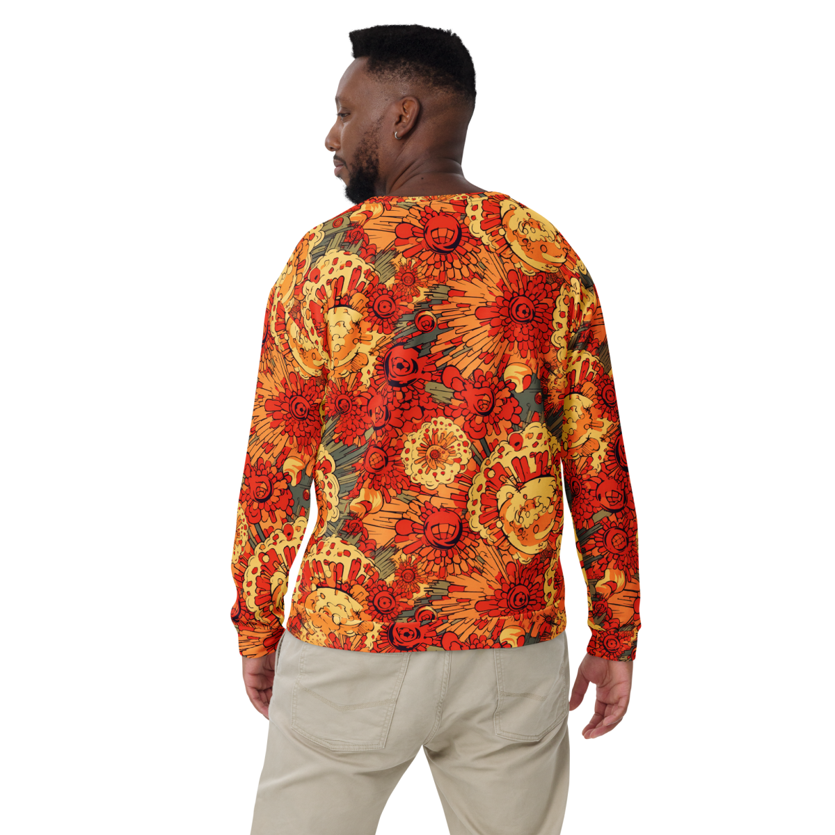 Fusion - Orange - Unisex Sweatshirt - Image 9