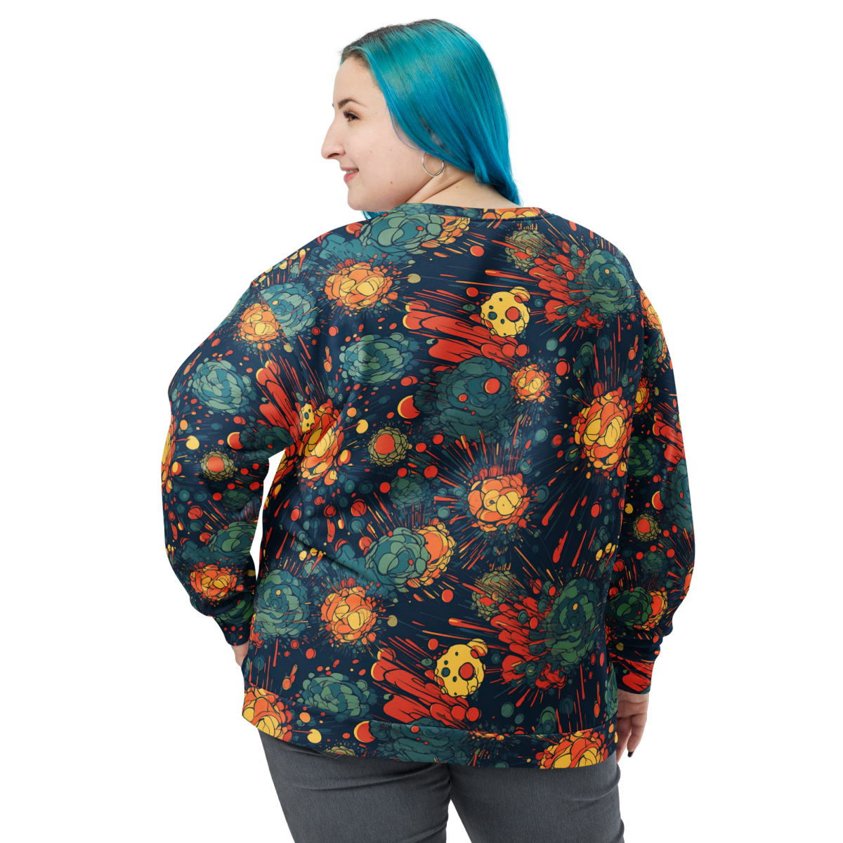 Subatomic Schism - Dark Blue - Unisex Sweatshirt - Image 10