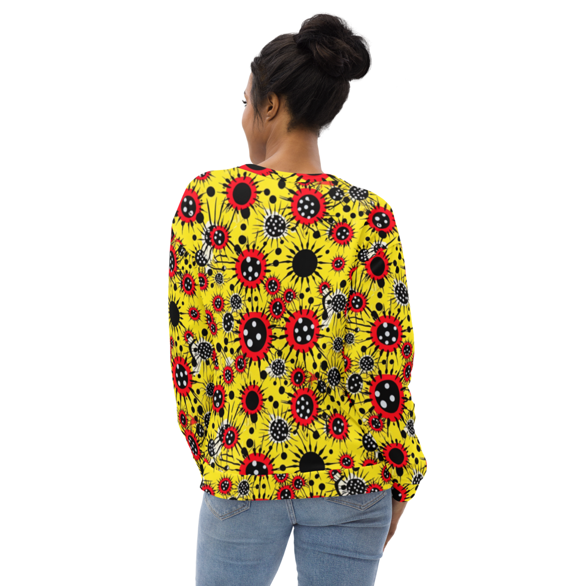 Virus Attack - Yellow/Red - Unisex Sweatshirt - Image 11