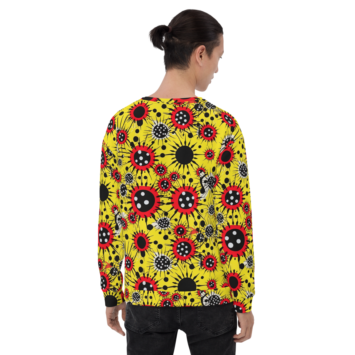 Virus Attack - Yellow/Red - Unisex Sweatshirt - Image 13