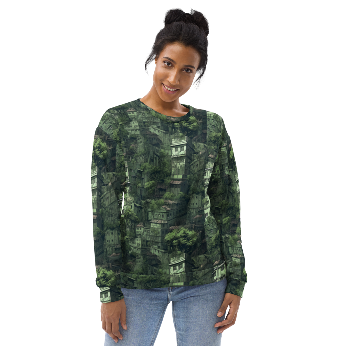 Nature Reclaims - Green - Unisex Sweatshirt - Image 5