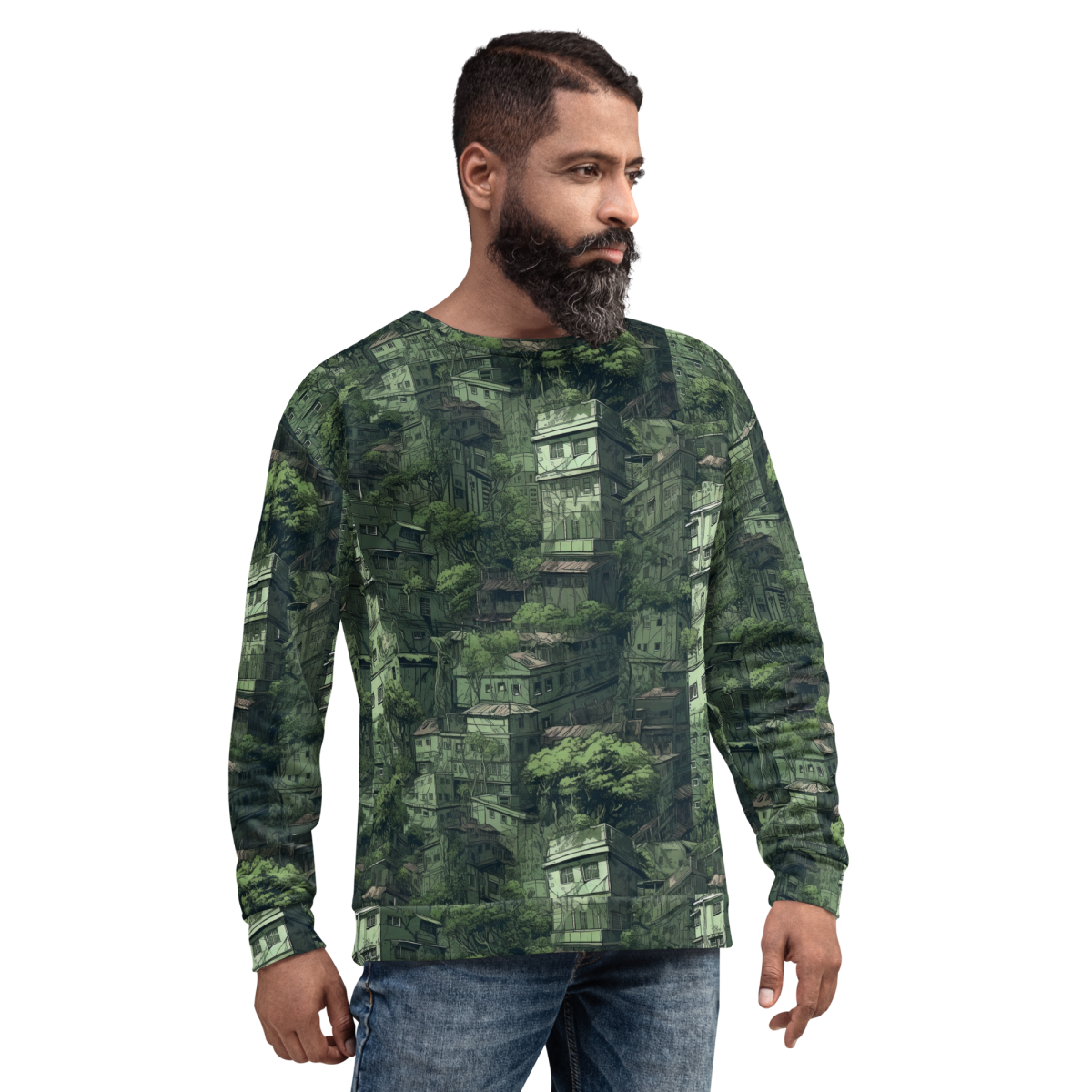 Nature Reclaims - Green - Unisex Sweatshirt - Image 6