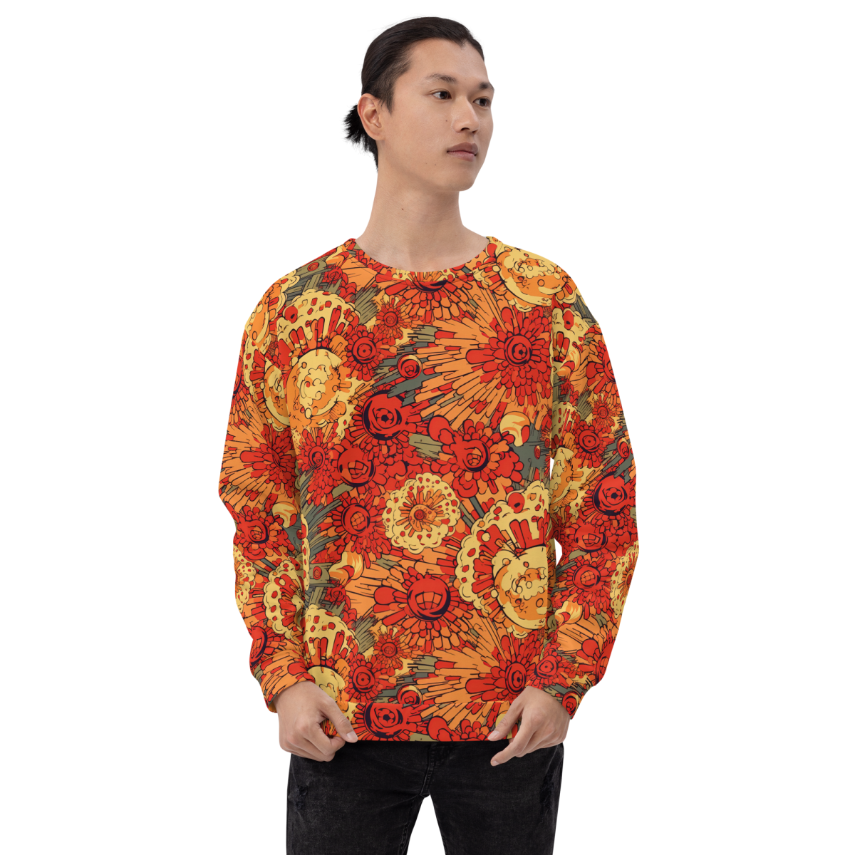 Fusion - Orange - Unisex Sweatshirt - Image 7
