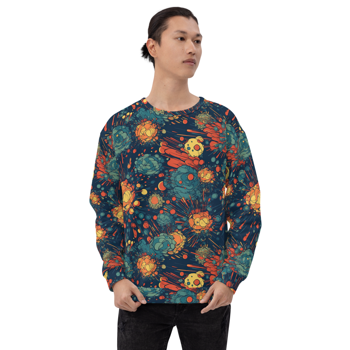 Subatomic Schism - Dark Blue - Unisex Sweatshirt - Image 7