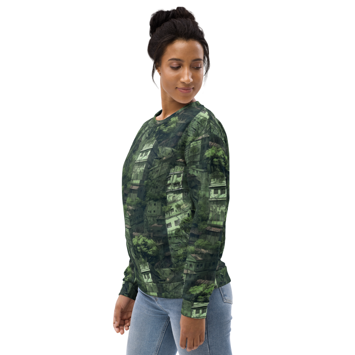 Nature Reclaims - Green - Unisex Sweatshirt - Image 21